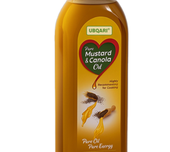 Ubqari Pure Mustard & Canola Oil – 1L | 100% Natural, Heart‑Friendly Cooking Oil
